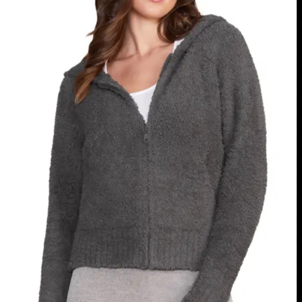 Barefoot Dreams Cozychic Boucle Zip Up Hoodie
